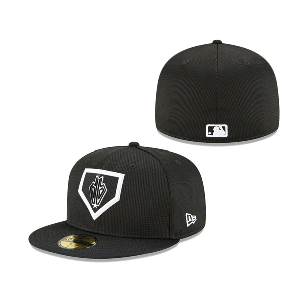 Men's Arizona Diamondbacks New Era Black 2022 Clubhouse 59FIFTY Fitted Hat