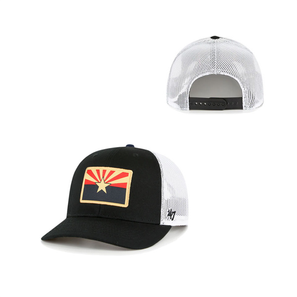 Arizona Diamondbacks Black City Connect Trucker Snapback Hat