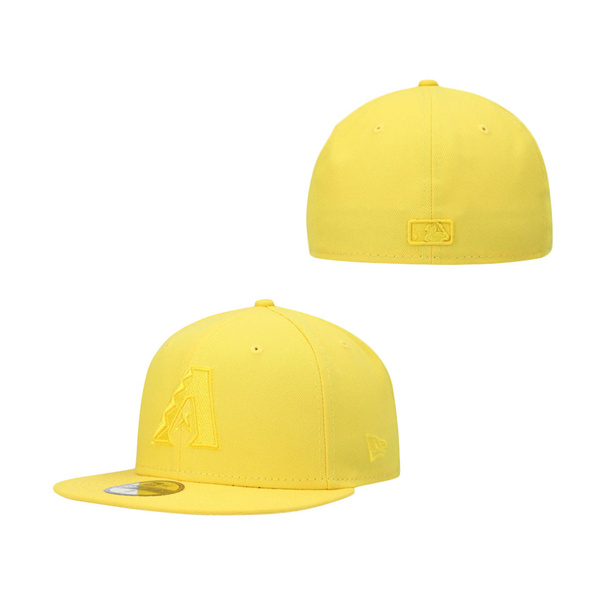 Arizona Diamondbacks New Era Icon Color Pack 59FIFTY Fitted Hat Yellow