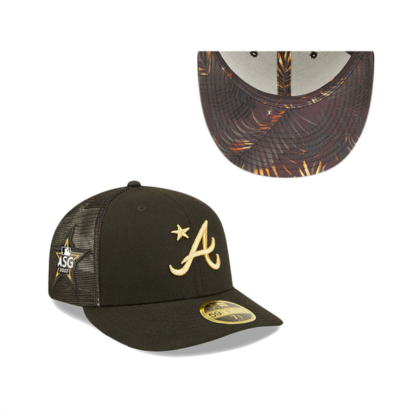 Atlanta Braves Black 2022 MLB All-Star Game On-Field Low Profile 59FIFTY Fitted Hat