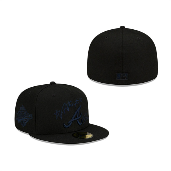 Atlanta Braves Cursive 59FIFTY Fitted Hat