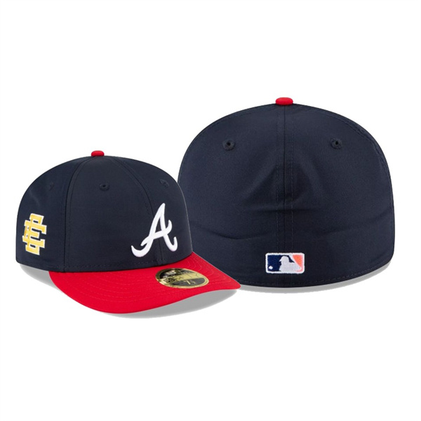 Men's Atlanta Braves Eric Emanuel Navy Retro Crown 59FIFTY Fitted Hat