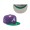 Men's Atlanta Braves New Era Purple Green MLB X Big League Chew Ground Ball Grape Flavor Pack 59FIFTY Fitted Hat