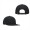 Men's Atlanta Braves Pro Standard Black Triple Black Wool Snapback Hat