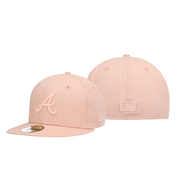 Men's Braves Blush Sky Tonal Pink 59FIFTY Fitted Hat