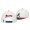Men's Braves Dip-Dye White Pro Standard Snapback Hat