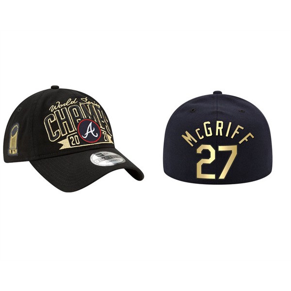 Fred McGriff Atlanta Braves Black 2021 World Series Champions Hat