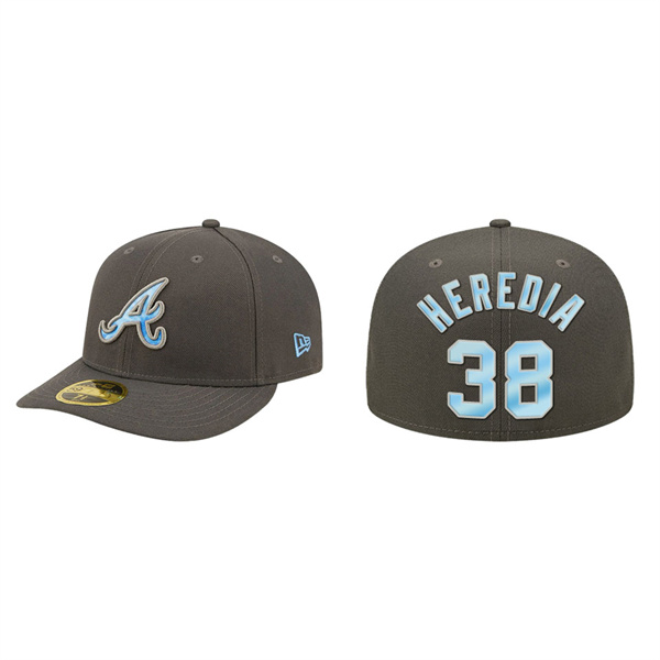 Guillermo Heredia Atlanta Braves 2022 Father's Day On-Field Low Profile 59FIFTY Fitted Hat