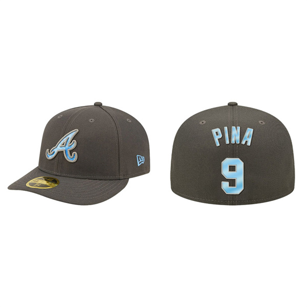 Manny Pina Atlanta Braves 2022 Father's Day On-Field Low Profile 59FIFTY Fitted Hat