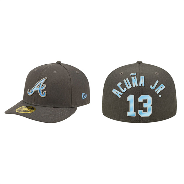 Ronald Acuna Jr. Atlanta Braves 2022 Father's Day On-Field Low Profile 59FIFTY Fitted Hat