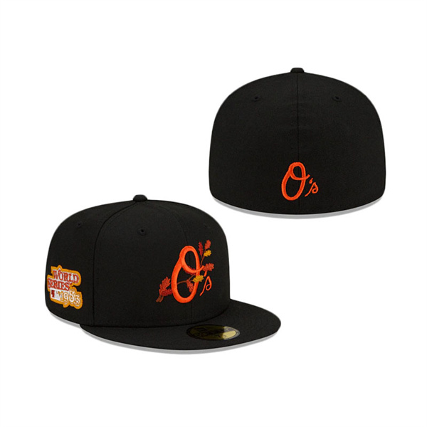 Baltimore Orioles Leafy Front 59FIFTY Fitted Hat