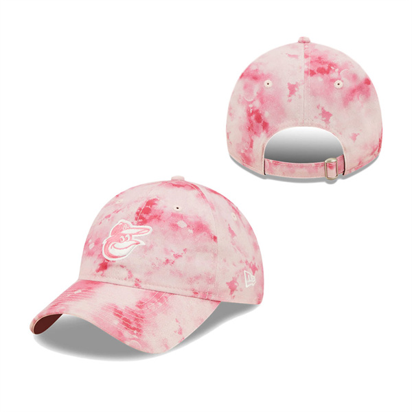 Girls Youth Baltimore Orioles New Era Pink 2022 Mother's Day 9TWENTY Adjustable Hat