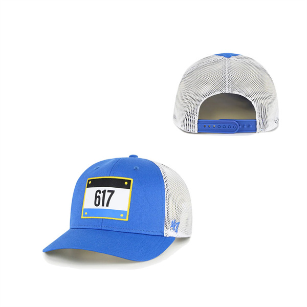 Men's Boston Red Sox Blue City Connect Trucker Snapback Hat