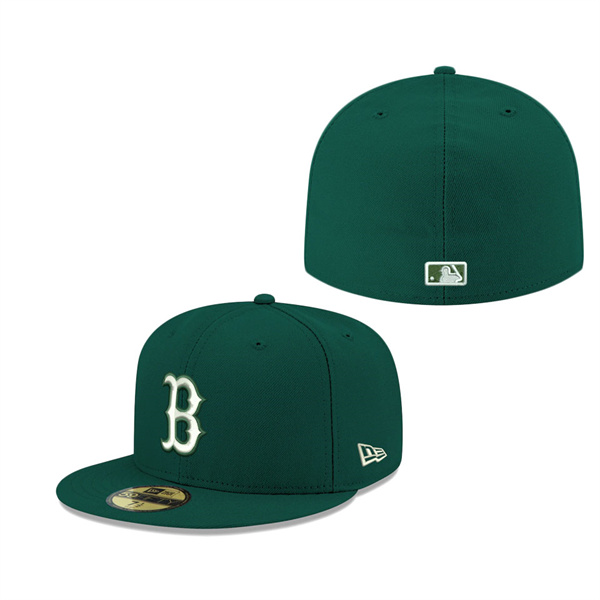 Men's Boston Red Sox Green Logo 59FIFTY Fitted Hat