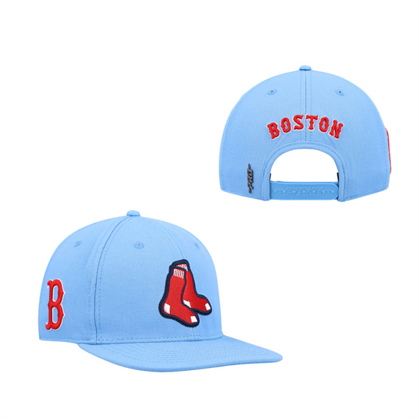 Men's Boston Red Sox Pro Standard Light Blue Classic Wool Snapback Hat