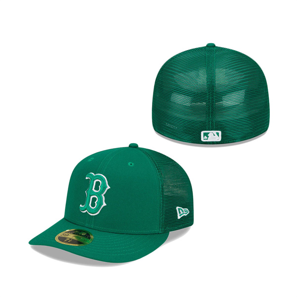 Boston Red Sox New Era 2022 St. Patrick's Day On-Field Low Profile 59FIFTY Fitted Hat Green