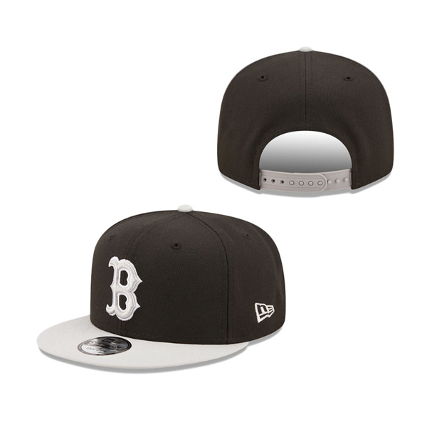 Boston Red Sox New Era Spring Two-Tone 9FIFTY Snapback Hat Black Gray