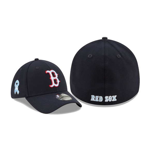 Men's Boston Red Sox 2021 Father's Day Navy 39THIRTY Flex Hat
