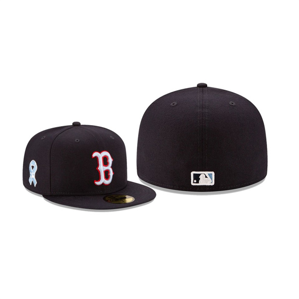 Men's Boston Red Sox 2021 Father's Day Navy On-Field 59FIFTY Fitted Hat