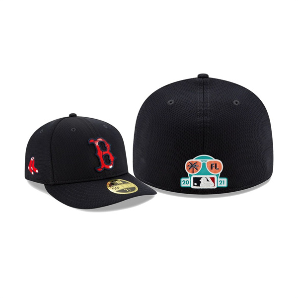 Men's Boston Red Sox 2021 Spring Training Navy Low Profile 59FIFTY Fitted Hat