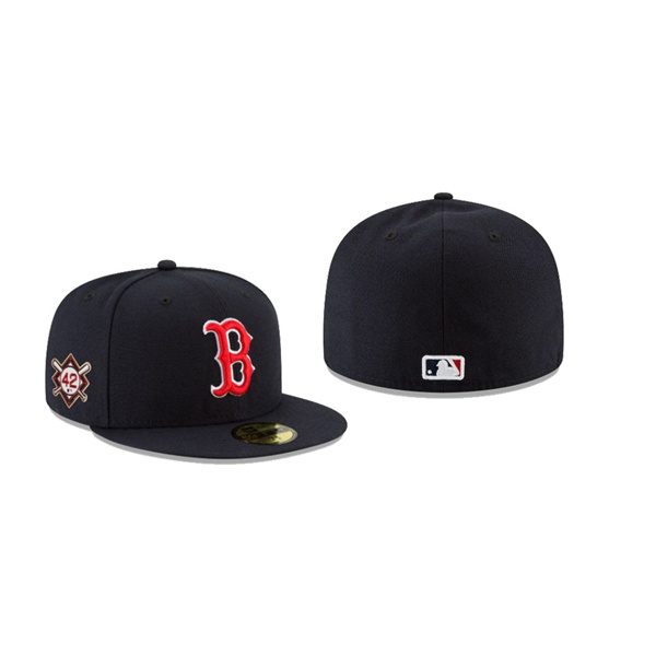 Men's Boston Red Sox Jackie Robinson Day Navy 59FIFTY Fitted Hat