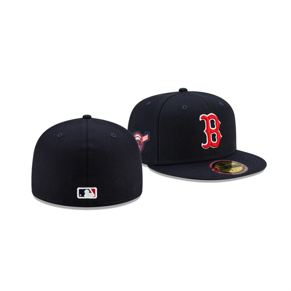 Men's Boston Red Sox Stadium Patch Navy 59FIFTY Fitted Hat