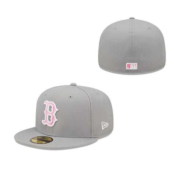 Men's Boston Red Sox New Era Gray 2022 Mother's Day On-Field 59FIFTY Fitted Hat