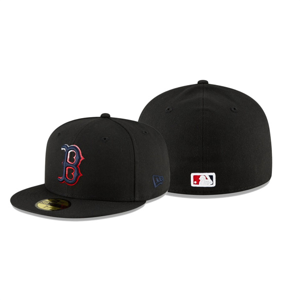 Boston Red Sox Color Dupe Black 59FIFTY Fitted Hat