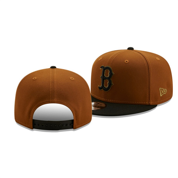 Boston Red Sox Color Pack 2-Tone Brown Black 9FIFTY Snapback Hat