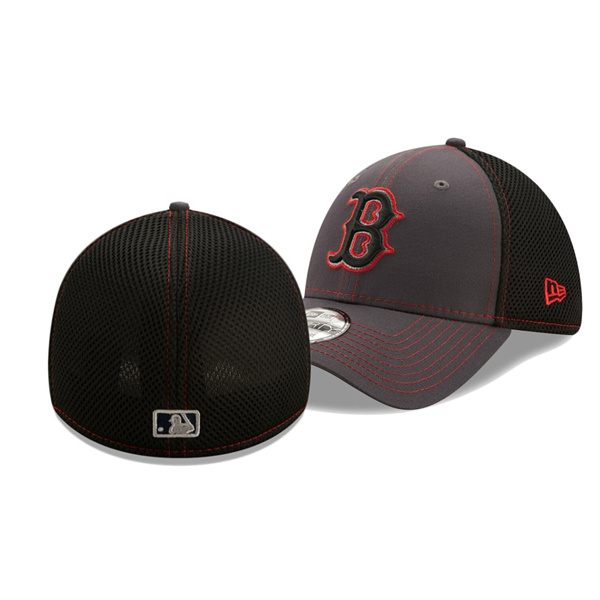Boston Red Sox Team Neo Graphite 39THIRTY Flex Hat