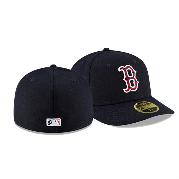 Boston Red Sox 2021 Independence Day Navy Low Profile 59FIFTY 4th Of July Hat