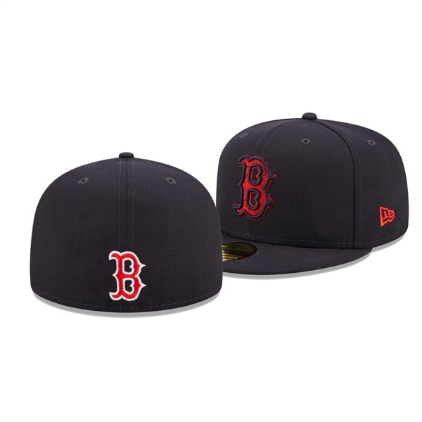 Boston Red Sox Scored Navy 59FIFTY Fitted Hat
