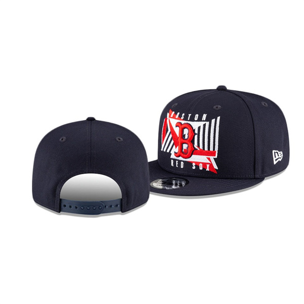 Boston Red Sox Shapes Navy 9FIFTY Snapback Hat