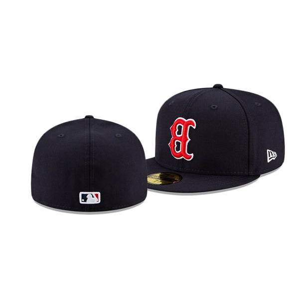 Boston Red Sox Upside Down Navy 59FIFTY Fitted Hat