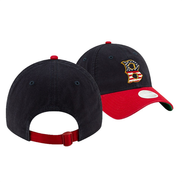 Women's Red Sox 2019 Stars & Stripes Navy 9TWENTY Adjustable New Era Hat