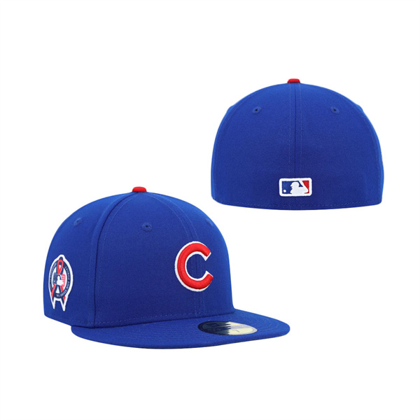 Chicago Cubs 9/11 Memorial 59FIFTY Fitted Cap Royal
