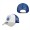 Men's Chicago Cubs White Gray Fresh A-Frame 9FORTY Trucker Snapback Hat