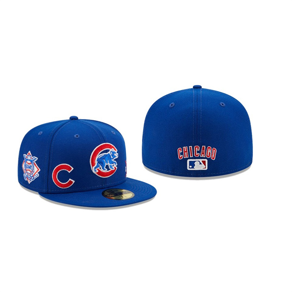 Men's Chicago Cubs Multi Blue 59FIFTY Fitted Hat