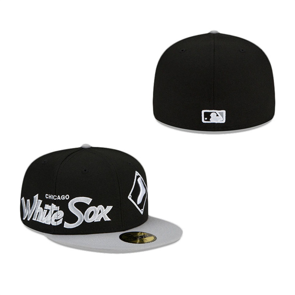 Chicago White Sox Double Logo 59FIFTY Fitted Hat