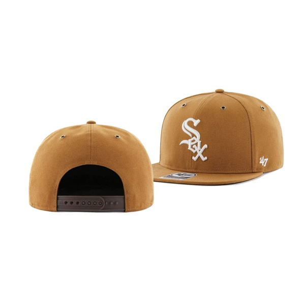 Men's Chicago White Sox Carhartt X 47 Brand Khaki Captain Hat