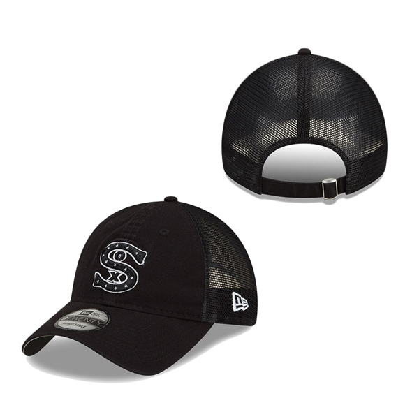 Chicago White Sox New Era 2022 Batting Practice 9TWENTY Adjustable Hat Black
