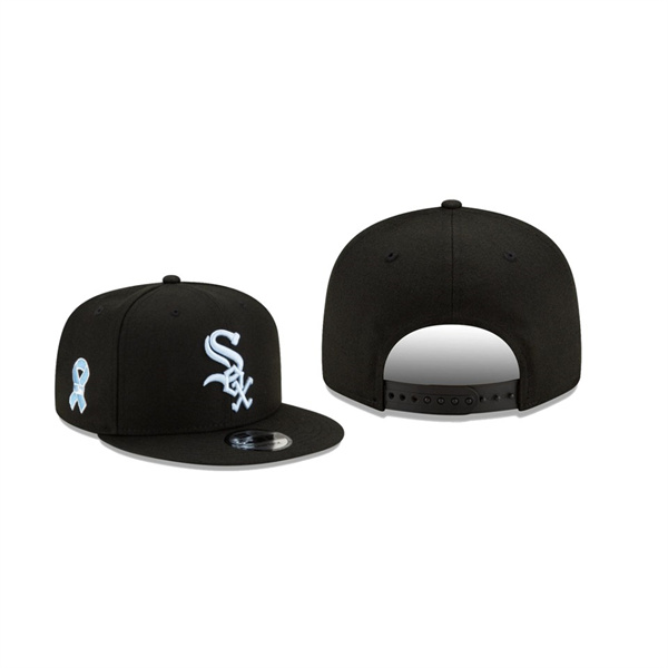 Men's Chicago White Sox 2021 Father's Day Black 9FIFTY Snapback Adjustable Hat