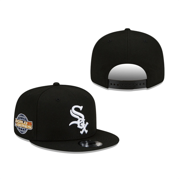 Chicago White Sox New Era 2005 World Series Patch Up 9FIFTY Snapback Hat Black