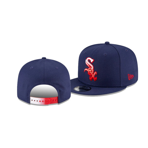 Men's Chicago White Sox Americana Fade Navy Snapback Hat