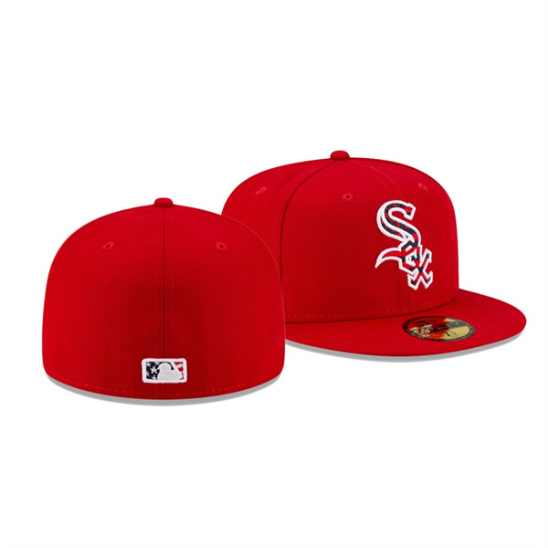 Chicago White Sox 2021 Independence Day Red 59FIFTY 4th Of July Hat