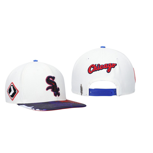 Chicago White Sox Dip-Dye White Snapback Pro Standard Hat