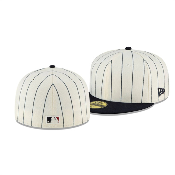 Chicago White Sox 2021 Field Of Dreams White Navy C-Town 59FIFTY Fitted Hat