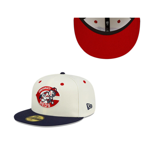 Cincinnati Reds Summer Nights Fitted Hat