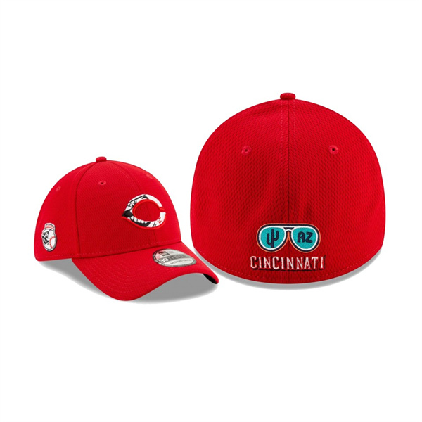 Men's Cincinnati Reds 2021 Spring Training Red 39THIRTY Flex Hat