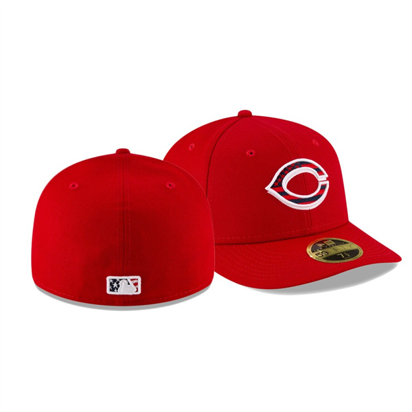 Cincinnati Reds 2021 Independence Day Red Low Profile 59FIFTY 4th Of July Hat